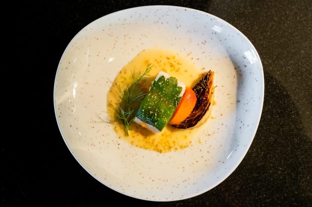 California seabass at VII by Selanne. (Courtesy of VII by Selanne)