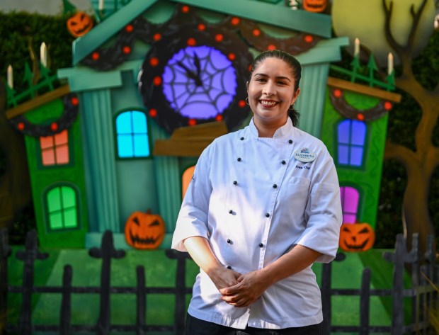 Frontierland Area Chef Elizabeth Ramos at the Disneyland Resort on Friday, August 21, 2026, in Anaheim. Ramos is on the culinary team who developed the new Halloween food. (Photo by Jeff Gritchen, Orange County Register/SCNG)