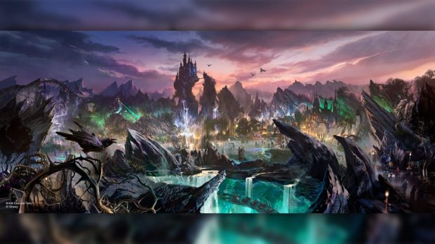 Concept art of the Disney Villains themed land coming to the Magic Kingdom. (Courtesy of Walt Disney World)