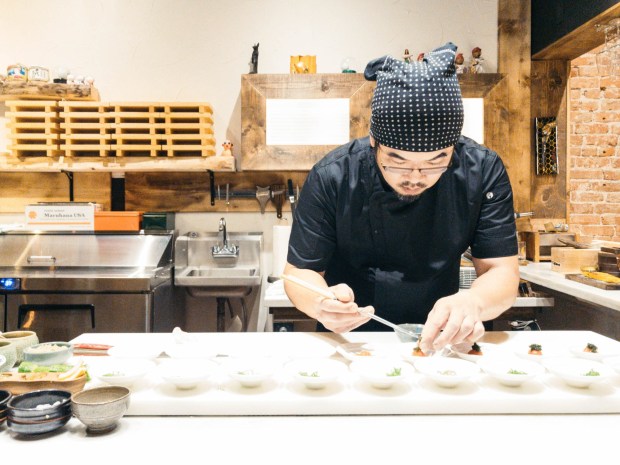 Chef Gino Choi at Omakase by Gino in Santa Ana (Photo by Brad A. Johnson, Orange County Register/SCNG)