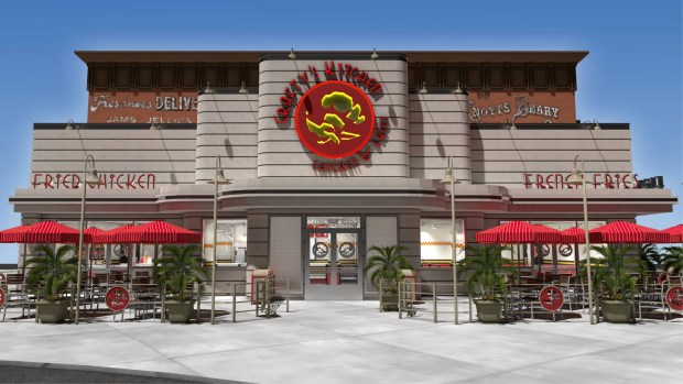 Concept art of the Crafty's Kitchen coming to Knott's Berry Farm. (Courtesy of Knott's)