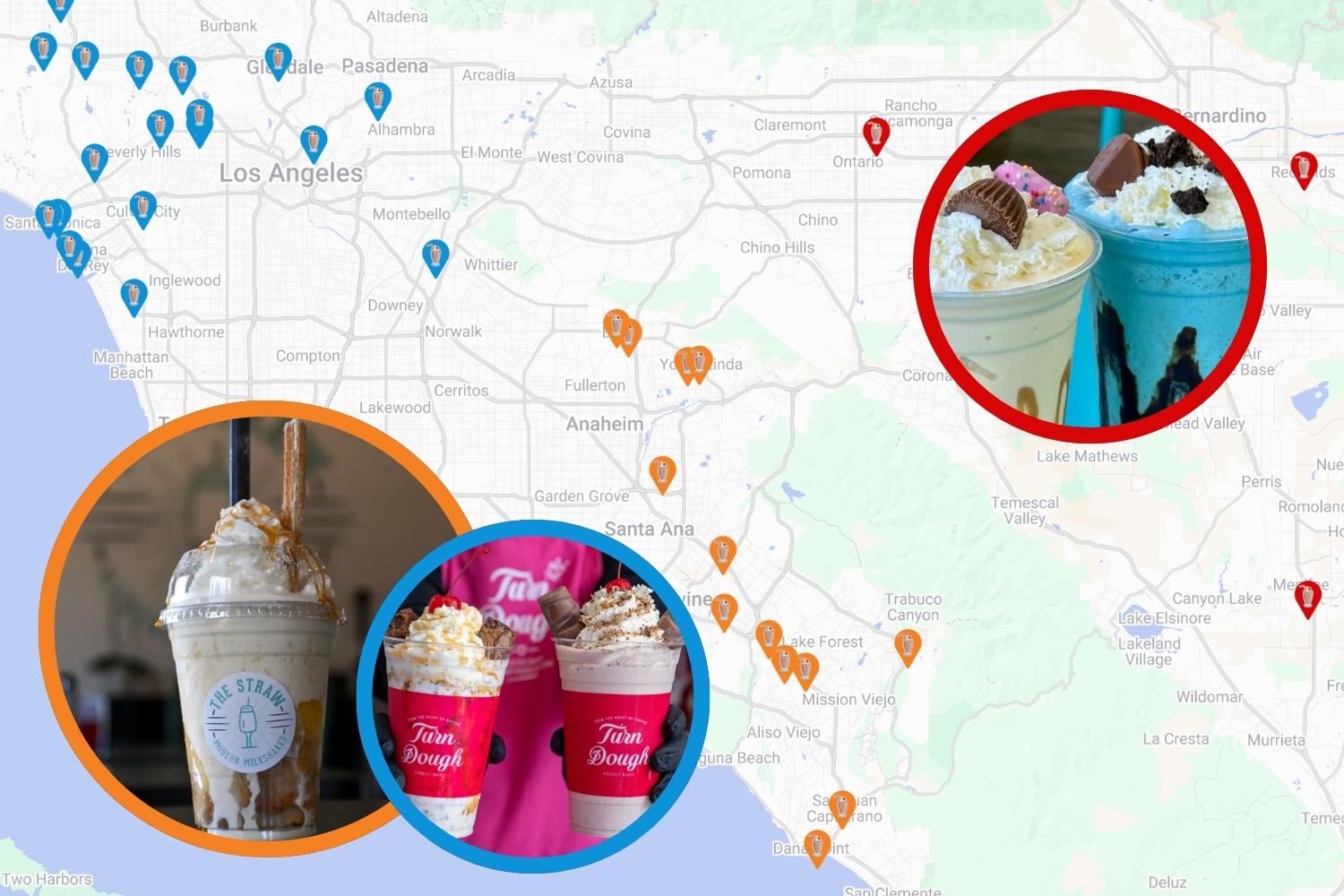 Map: Where to find the best milkshakes in Southern California – San Bernardino Sun