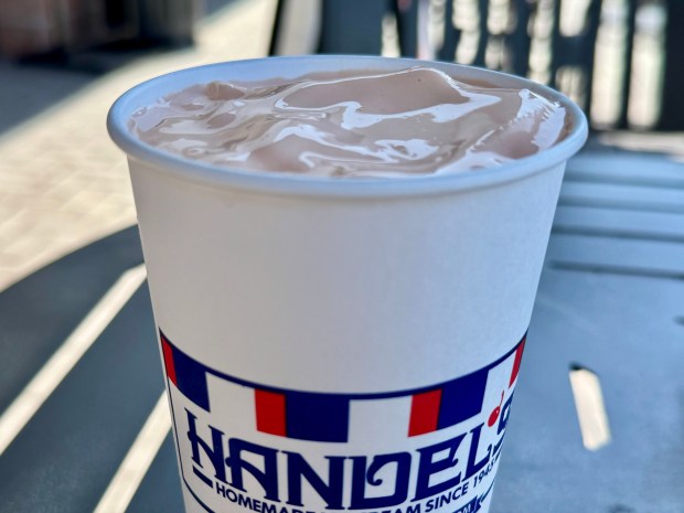 The Orange Dream Cream shake at Handel's Ice Cream, with several locations throughout Orange County. (Photo by Brock Keeling, Orange County Register/SCNG)