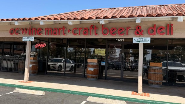 OC Wine Mart in Orange has new owners and a new name. Julie Lim and her family sold their 7-year-old store in the city's Brickyard shopping center. Now called Meritage Wine Mart, the shop features a broad variety of wines and a deli. The new owners include the store's sommelier of four years, Jim Bright, his wife Vicki, and Chris and Nancy Melander and their families. (Samantha Gowen, Orange County Register/SCNG)