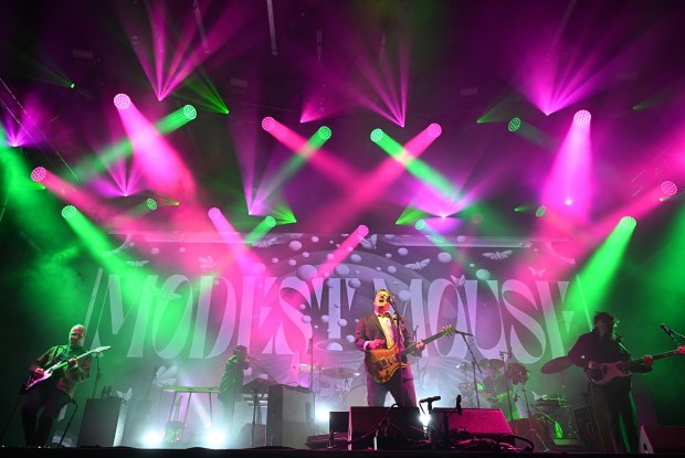 Modest Mouse performs on the Sutro stage during Outside Lands in San Francisco on Aug. 7, 2026. (Chris Riley/Times-Herald)