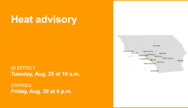 Orange County Coast under a heat advisory from Tuesday to Friday – Orange County Register