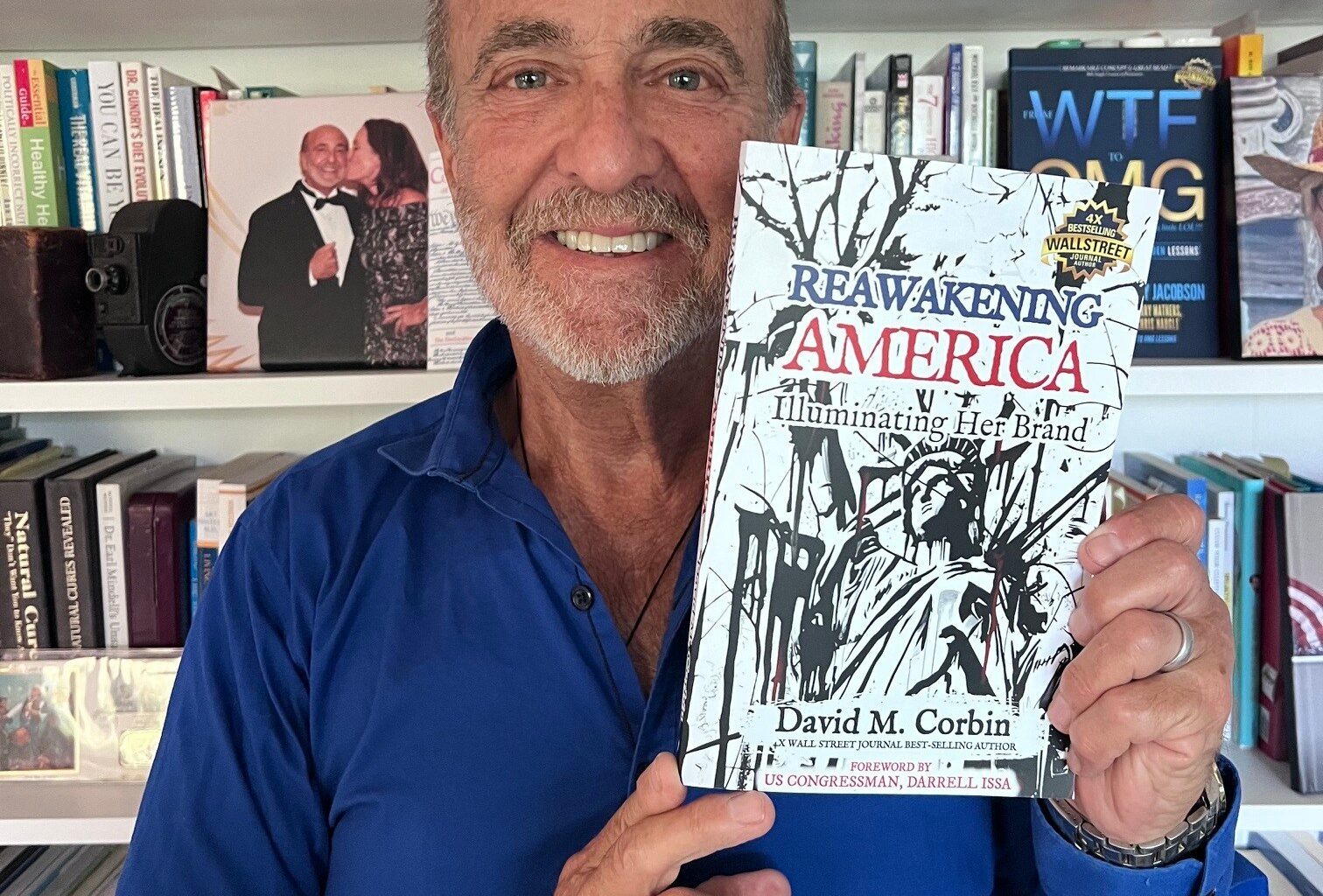 Poway resident David Corbin pens his latest book as a birthday gift to the U.S.