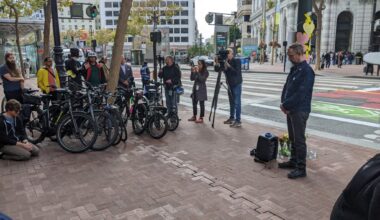 At Vigil, Advocates Demand a Safer Market Street