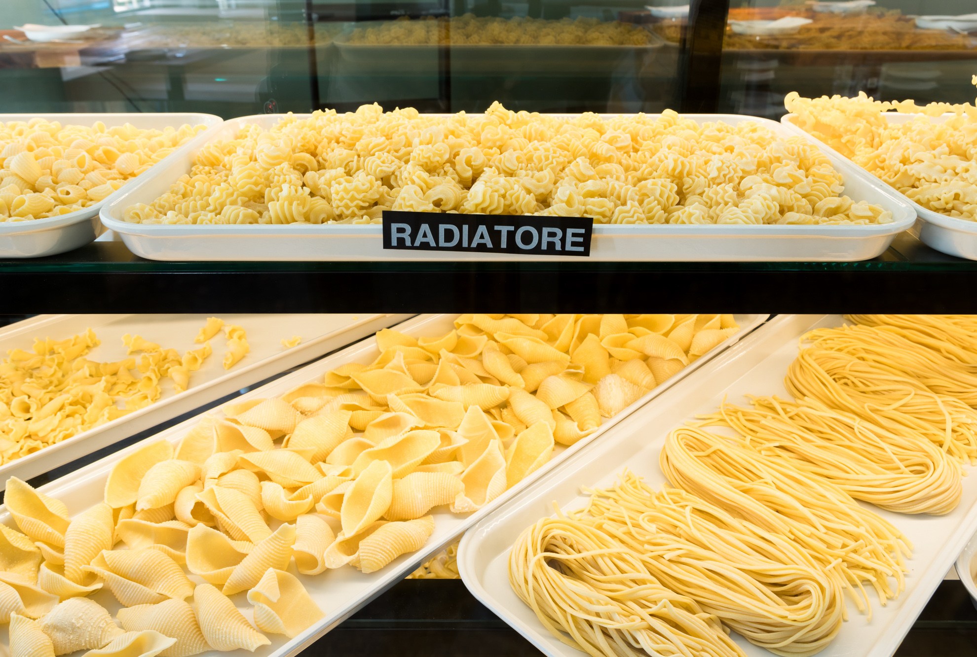 Pasta and sauces from Pasta Supply Co. in San Franciscop