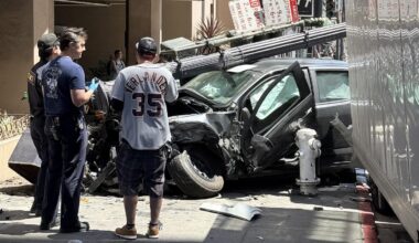 Pickup Truck Strikes Two Pedestrians, Rams Light Pole In SF’s Union Square