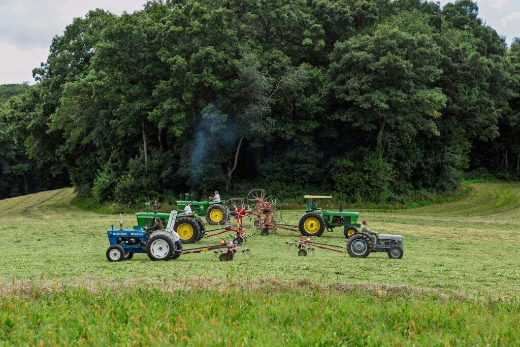 "Hay Rake Ballet" - Tedders - Photo by Ron Lutz II.