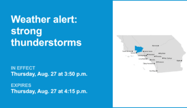 Prepare for strong thunderstorms in 5 Freeway north of LA early Thursday evening – Orange County Register