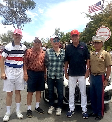 (L-R) Nick Dieterich with super veterans: Skip Atkins, Chris Blatt, Tom Lang and "Willy" Buhl.(Courtesy of Nick Dieterich)