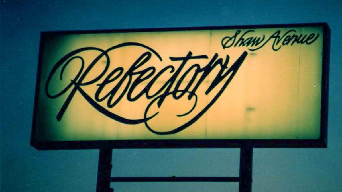 The Refectory was a popular historical fine-dining restaurant in Fresno at the corner of Shaw and Blackstone avenues.