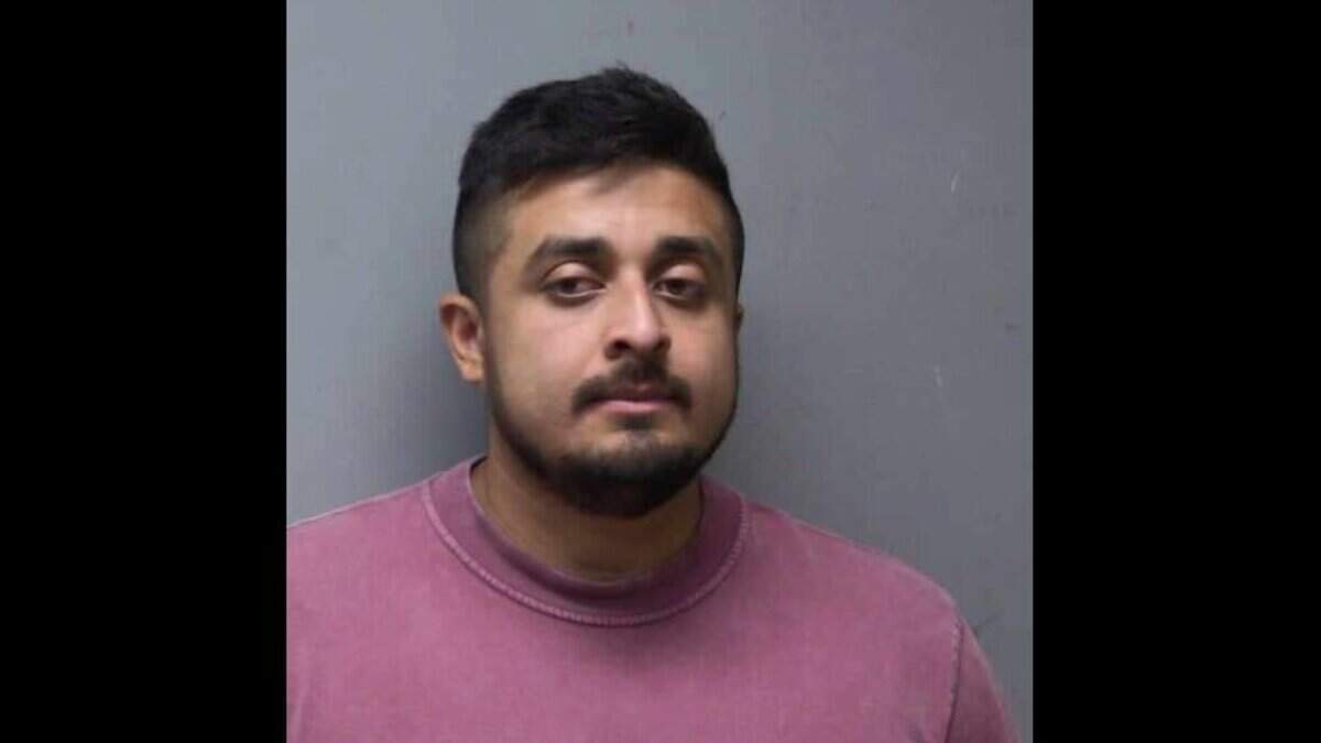 Fresno officer Matthew Rodarte, 28, was arrested Sunday, Aug. 9, 2026, and accused of intent to terrorize, attempted burglary and disorderly conduct for being drunk, according to Madera County Jail records.