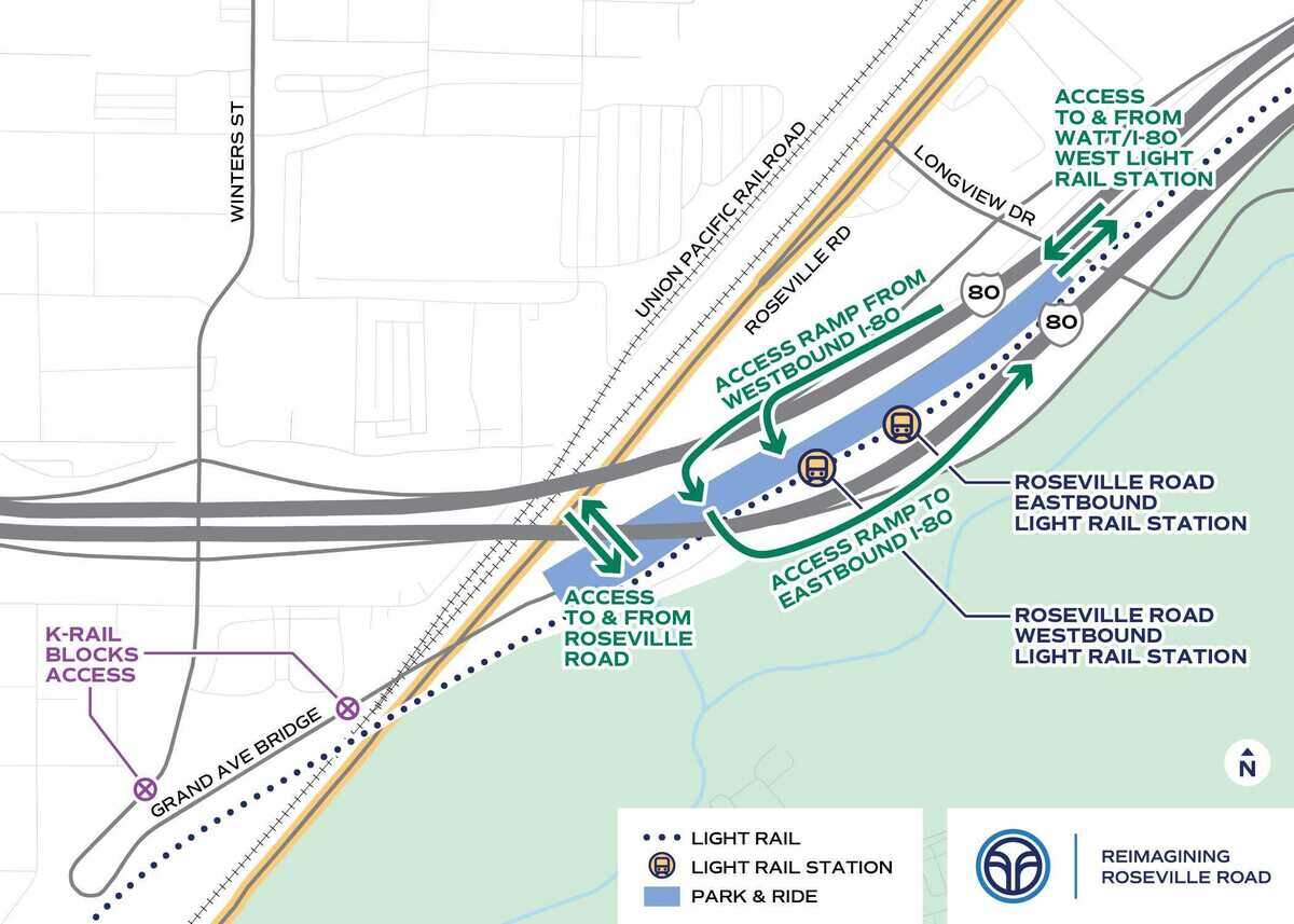Sacramento Regional Transit is developing ideas for how to make the Roseville Road station more accessible. The agency has posted a survey asking residents to weigh in on how to make the station and the nearby closed Grand Avenue bridge better for pedestrians, cyclists and other transit riders.