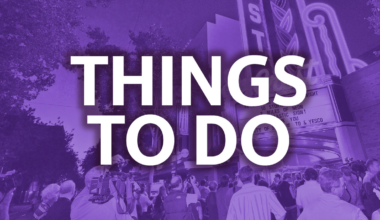 Outdoor spooky season films in Old Sacramento park