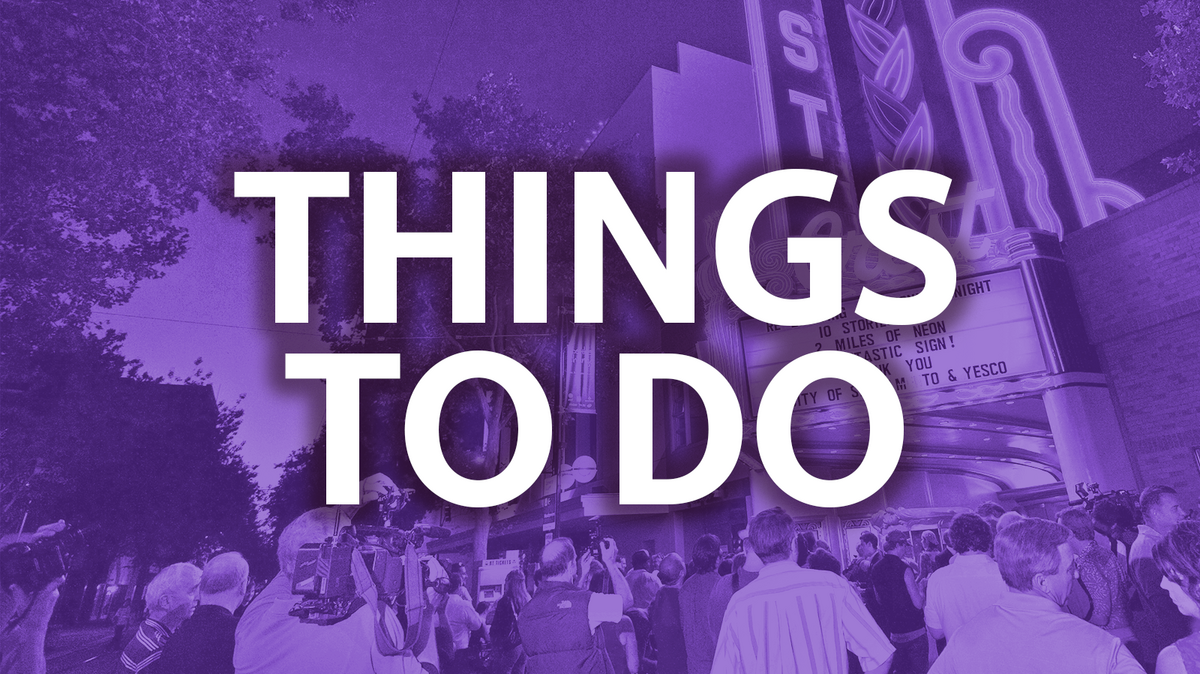 Outdoor spooky season films in Old Sacramento park