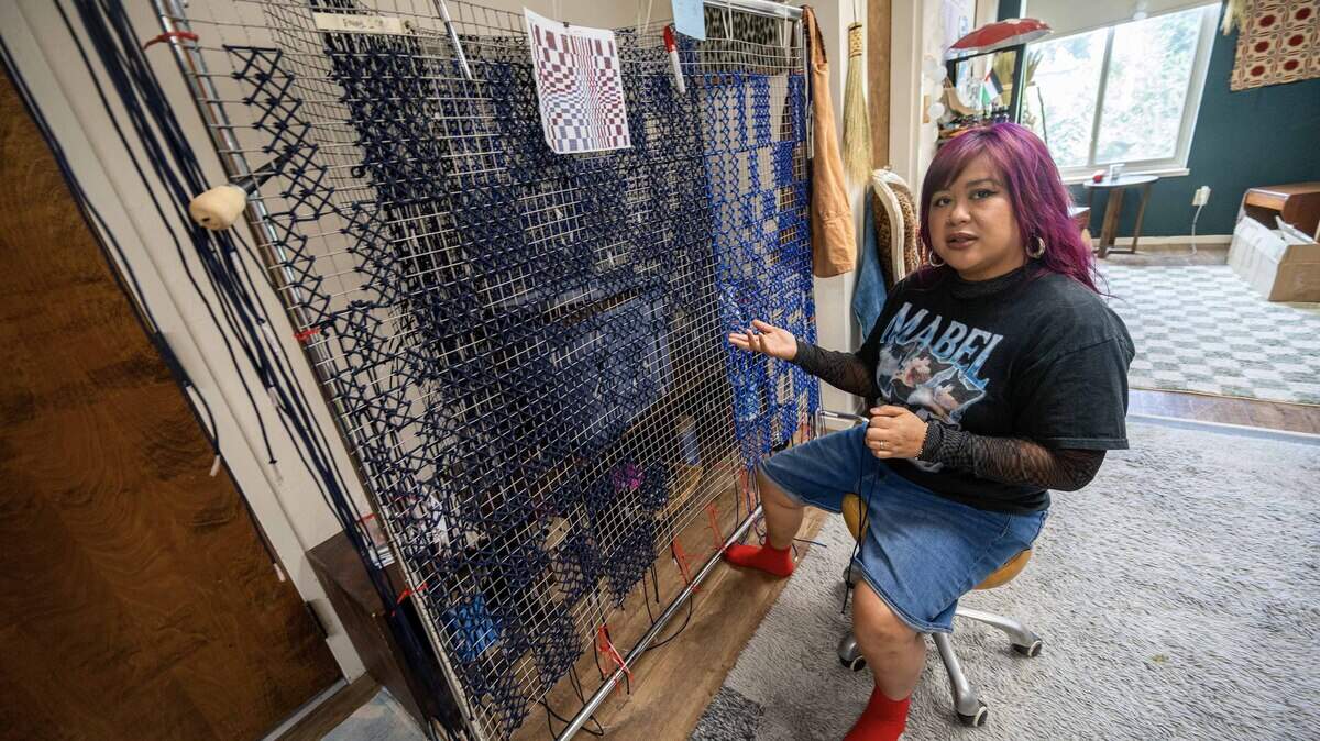 Woven mural to be shown at Valley-Hi North Laguna Library