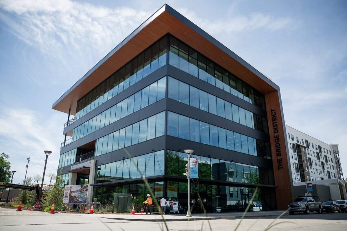 The exterior of The Resort at The Bridge District in West Sacramento on Thursday, Aug. 20, 2026.