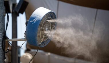 Where to find water misters in Sacramento during the heat wave