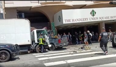 2 pedestrians hurt after being struck by a pickup truck in SF – NBC Bay Area