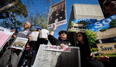 Supporters rally to prevent National Archive closure