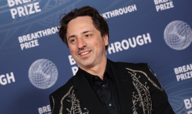 US businessman Sergey Brin attends the 11th Breakthrough Prize ceremony at Barker Hangar in Santa Monica, California, on April 5, 2025. (Photo by Michael Tran / AFP) (Photo by MICHAEL TRAN/AFP via Getty Images)