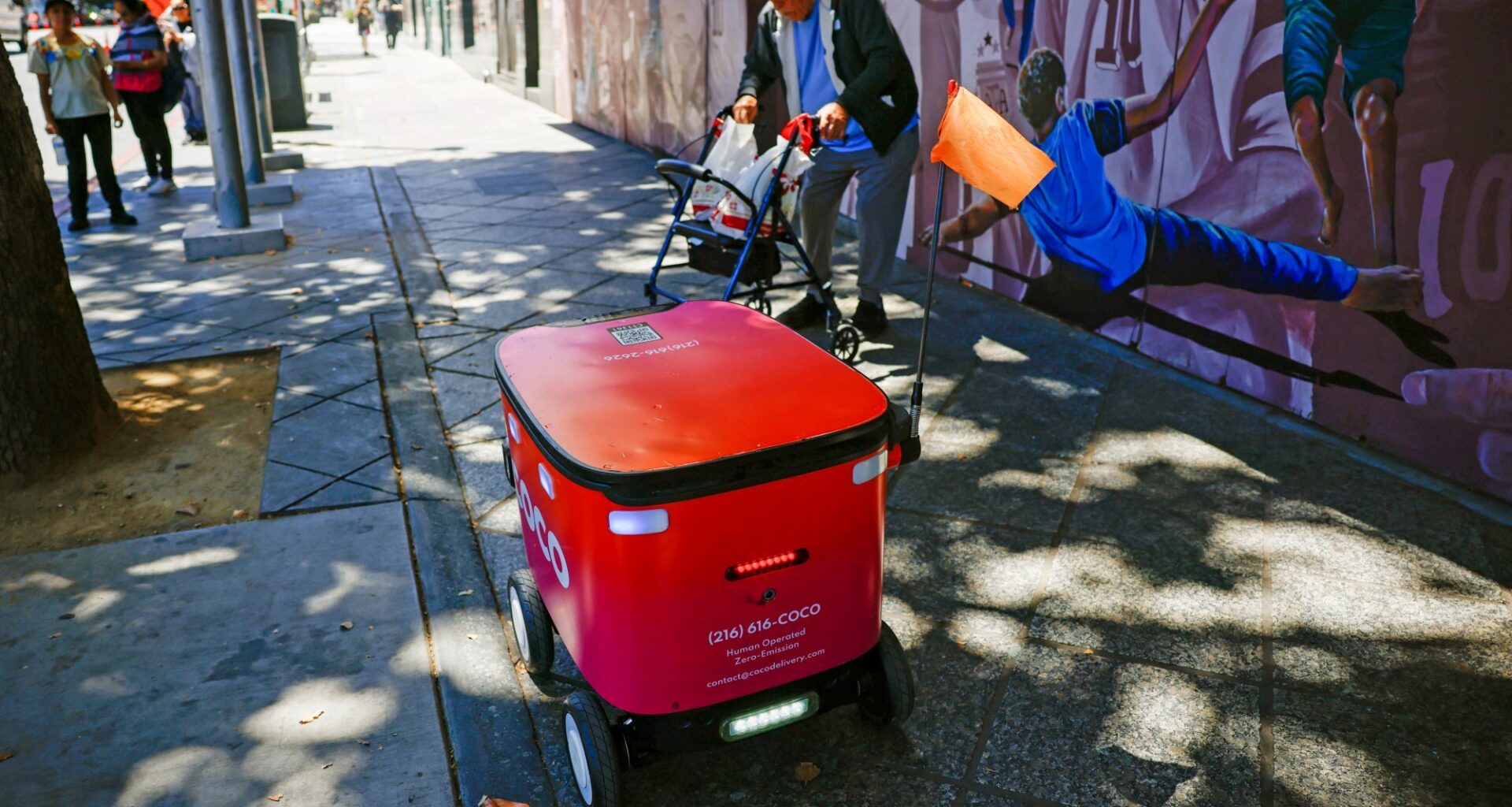 San Jose let delivery robots roll before writing the rules. Next come 350-pound machines.