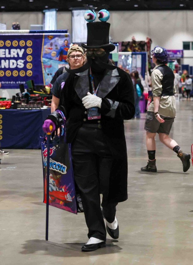 Fans in cosplay attend GalaxyCon San Jose at the San Jose McEnery Convention Center in San Jose, Calif., on Friday, Aug. 28, 2026. (Ray Chavez/Bay Area News Group)