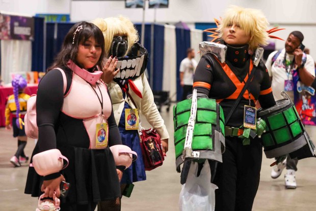 Fans in cosplay attend GalaxyCon San Jose at the San Jose McEnery Convention Center in San Jose, Calif., on Friday, Aug. 28, 2026. (Ray Chavez/Bay Area News Group)