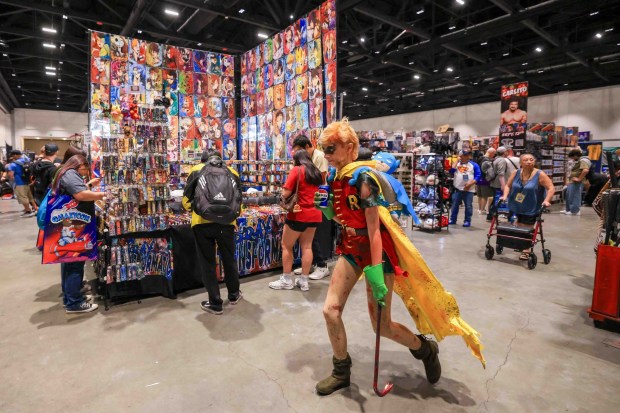 Fans in cosplay attend GalaxyCon San Jose at the San Jose McEnery Convention Center in San Jose, Calif., on Friday, Aug. 28, 2026. (Ray Chavez/Bay Area News Group)