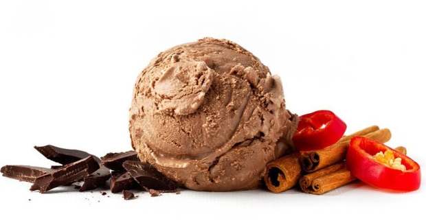The Chocolate Aztec at Nature's Organic Ice Cream, newly opened in Campbell, adds a touch of hot pepper to the traditional blend of chocolate and cinnamon. (Photo courtesy of Nature's Organic)