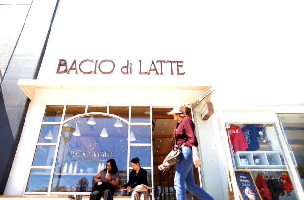Exterior of Bacio di Latte at the Stanford Center on Wednesday, July 29, 2026, in Palo Alto, Calif. (Aric Crabb/Bay Area News Group)