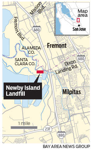 Map of Newby Island Landfill