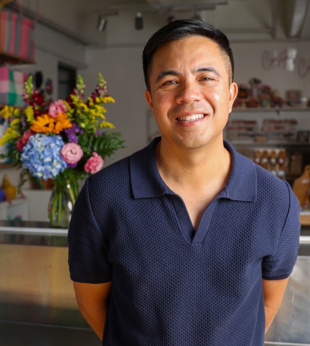 Ryan Sebastian, founder and CEO of Movable Feast and owner of San Jose Made, stands at Pedro Square Market in San Jose, Calif., on Friday, June 12, 2026. (Shae Hammond/Bay Area News Group)