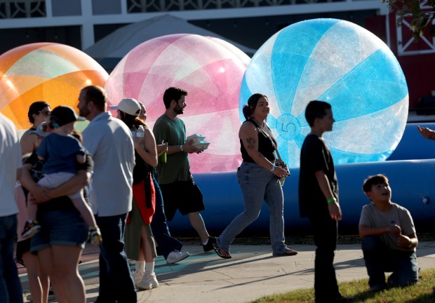 Fairgoers check out the sights at the Santa Clara County Fair in San Jose, Calif., on Wednesday, August 19, 2026. (Jane Tyska/Bay Area News Group)