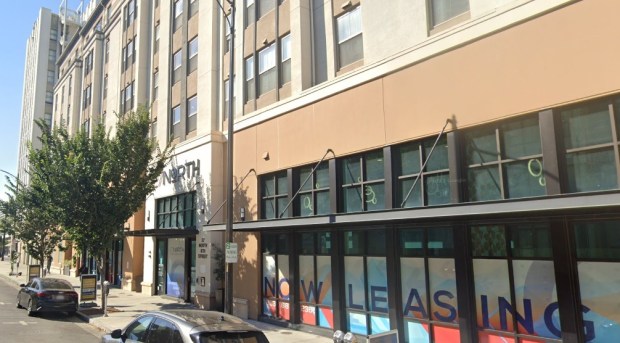 Street-level view of 27 North, a student housing apartment complex at 27 North 6th Street in downtown San Jose. (Google Maps)