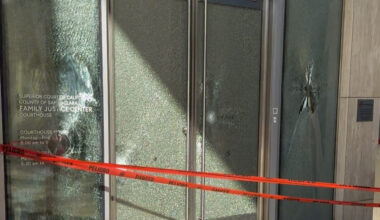 Downtown San Jose courthouses vandalized, suspect arrested