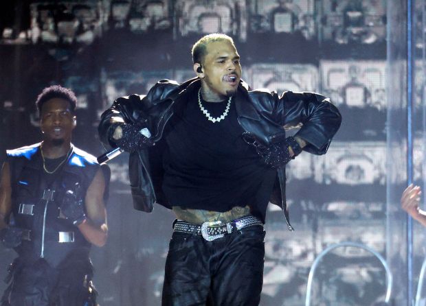 Chris Brown, who performed at Nissan Stadium on July 25, brought the R&B Tour to Levi's Stadium in Santa Clara on Aug. 28 for the firs t of three Bay Area shows. (Jason Kempin/Getty Images)
