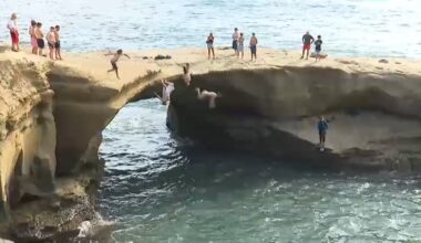 San Diego Police and lifeguards cracking down on cliff-jumping from Sunset Cliffs – NBC 7 San Diego