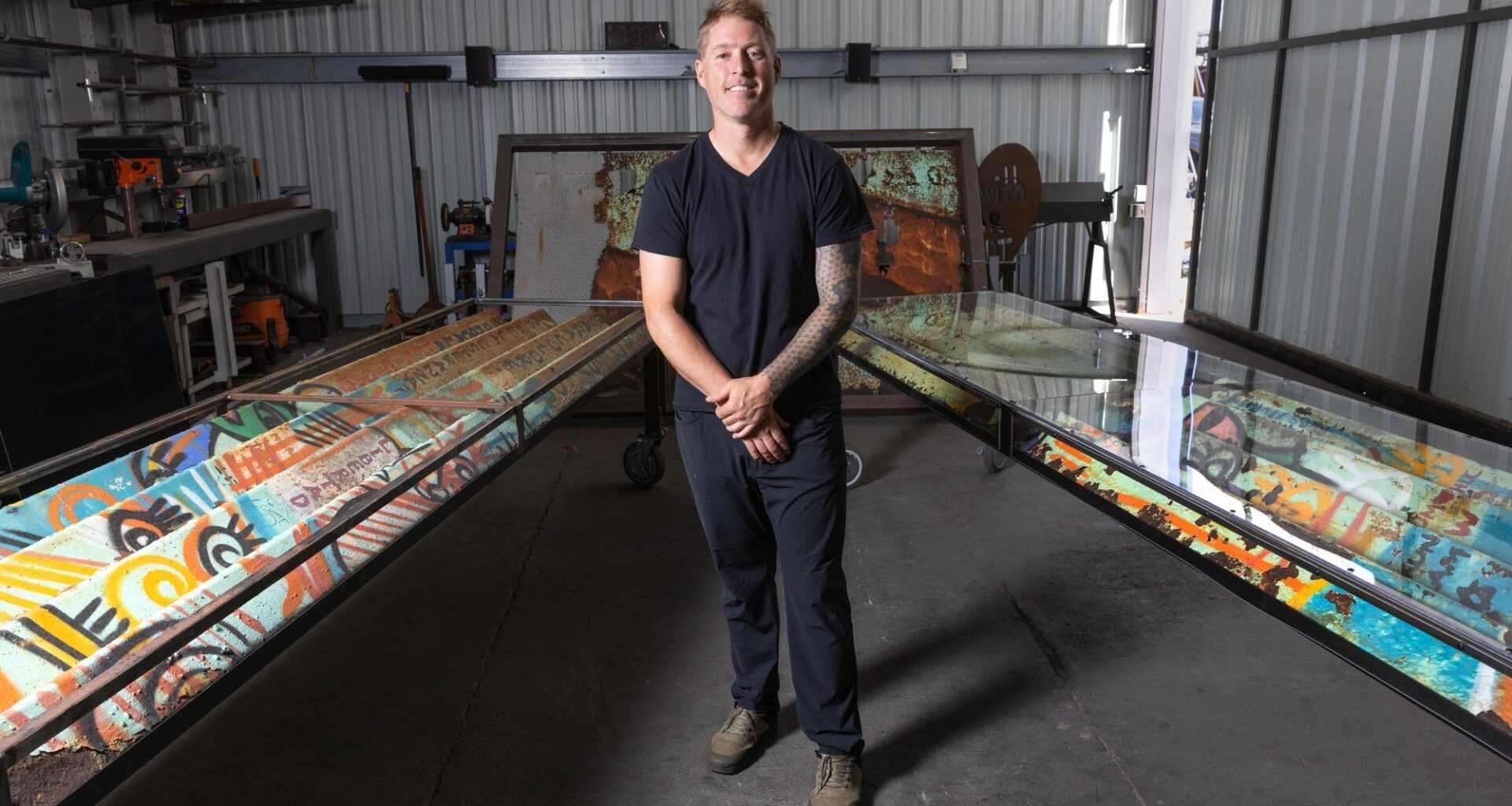 Old Friendship Park border fence turned into tables as part of art exhibit – San Diego Union-Tribune