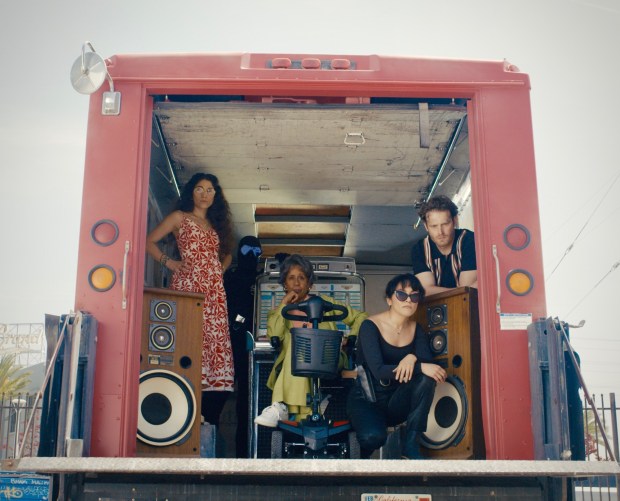 "Attack of the Killer Tomatoes: Organic Intelligence" actors from left: Noor Razooky, Vernee Johnson, Myrna Velasco and Zachary Roozen. (IVC Media)