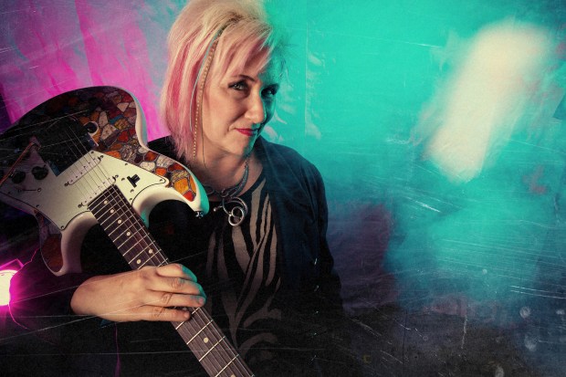 Guitarist Jennifer Batten achieved worldwide acclaim as a member of the bands led by Michael Jackson and Jeff Beck. (Courtesy Jennifer Batten)