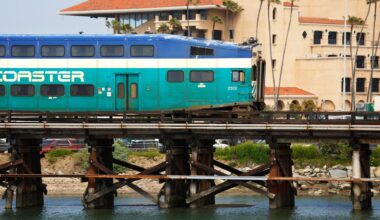 Del Mar Fairgrounds train platform, track and new bridge fully funded