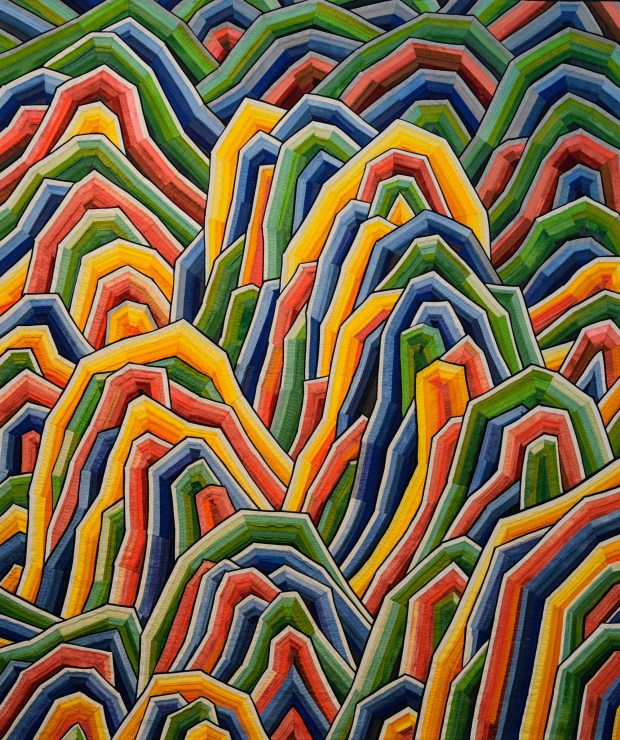 "Quilt Japan: The 17th Quilt Nihon" is currently on view at the Visions Museum of Textile Art at Liberty Station. The exhibit is on view through Oct. 10, 2026. (Steve Colburn)