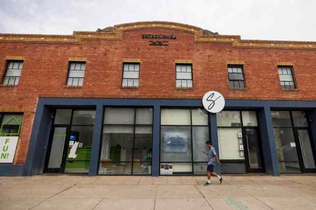 The Wonder Bread Building, as seen on Aug. 13, 2026. (Meg McLaughlin / The San Diego Union-Tribune)