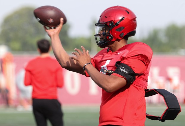 Jayden Denegal started all 12 regular season games in 2025. (Hayne Palmour IV / For The San Diego Union-Tribune)