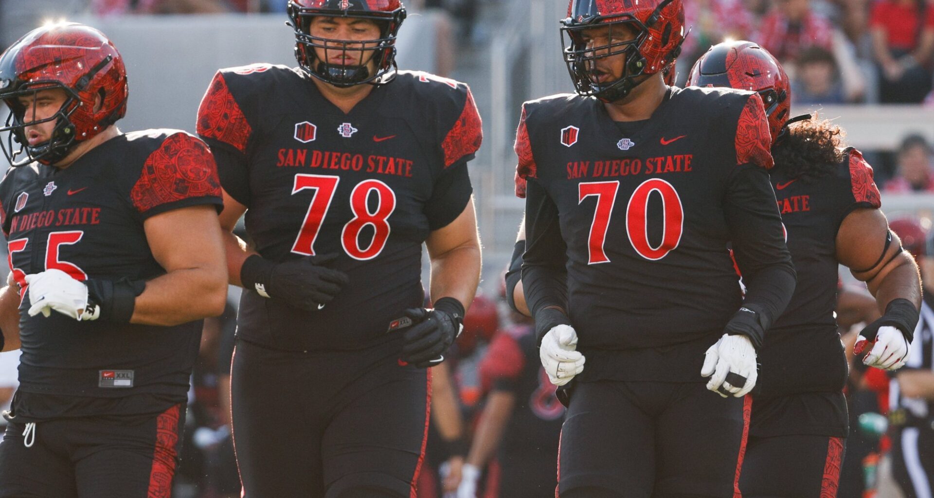 5 Questions: Aztecs left tackle Joe Borjon embraces leadership role on the O-line