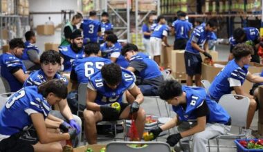 Sanger West tackles hunger before Fowler game